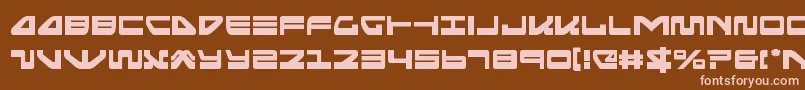 seariderfalcon Font – Pink Fonts on Brown Background