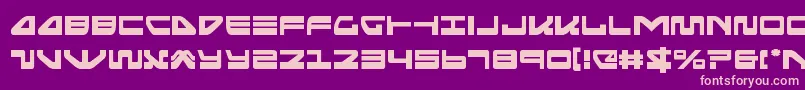 seariderfalcon Font – Pink Fonts on Purple Background