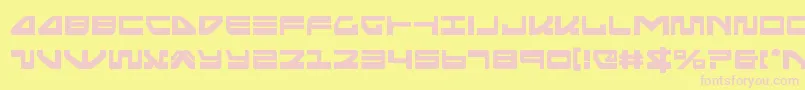 seariderfalcon Font – Pink Fonts on Yellow Background
