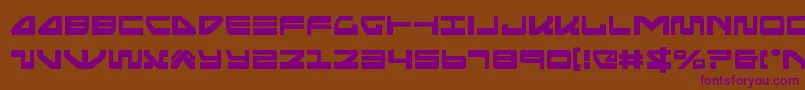 Шрифт seariderfalcon – фиолетовые шрифты на коричневом фоне