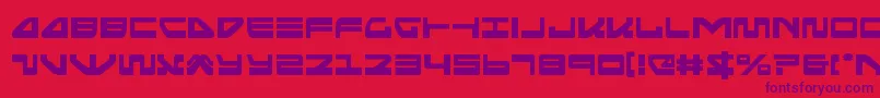seariderfalcon Font – Purple Fonts on Red Background