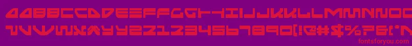 seariderfalcon Font – Red Fonts on Purple Background