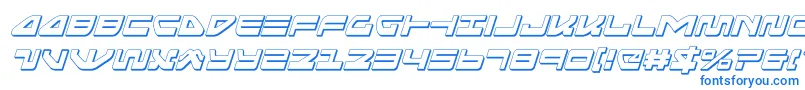 seariderfalcon3dital Font – Blue Fonts on White Background