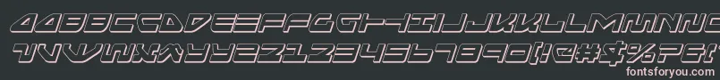 seariderfalcon3dital Font – Pink Fonts on Black Background