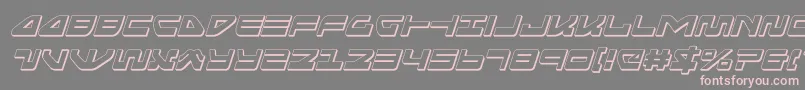 seariderfalcon3dital Font – Pink Fonts on Gray Background