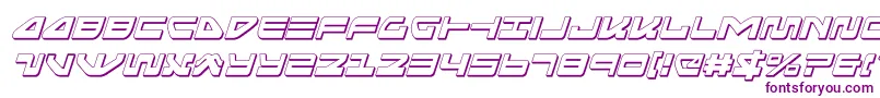 seariderfalcon3dital Font – Purple Fonts on White Background