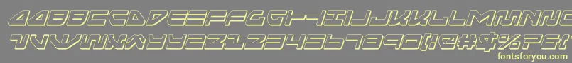 seariderfalcon3dital Font – Yellow Fonts on Gray Background