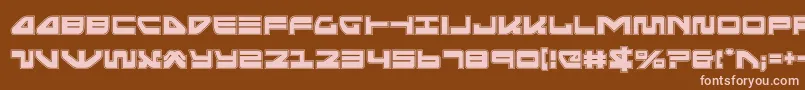 seariderfalconacad Font – Pink Fonts on Brown Background