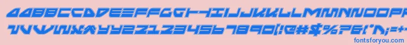 Шрифт seariderfalconacadital – синие шрифты на розовом фоне