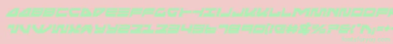 seariderfalconacadital Font – Green Fonts on Pink Background