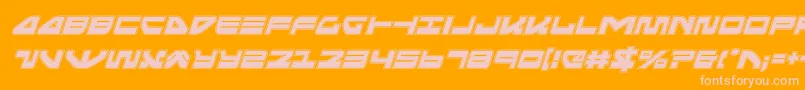 seariderfalconacadital Font – Pink Fonts on Orange Background