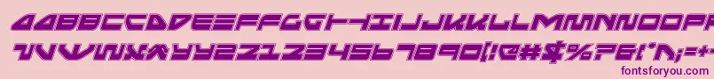 Шрифт seariderfalconacadital – фиолетовые шрифты на розовом фоне