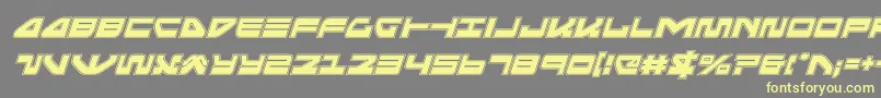 seariderfalconacadital Font – Yellow Fonts on Gray Background