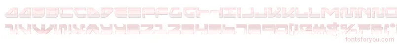 Fonte seariderfalconchrome – fontes rosa em um fundo branco