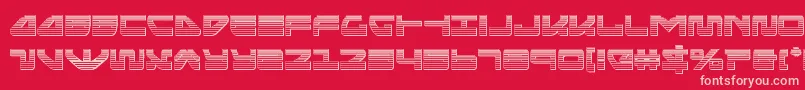 seariderfalconchrome Font – Pink Fonts on Red Background