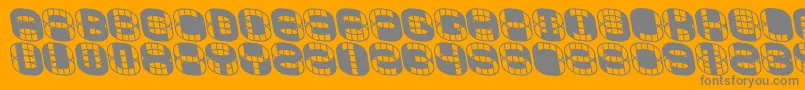 fuente Phonie – Fuentes Grises Sobre Fondo Naranja