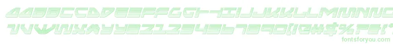 seariderfalconchromeital-Schriftart – Grüne Schriften