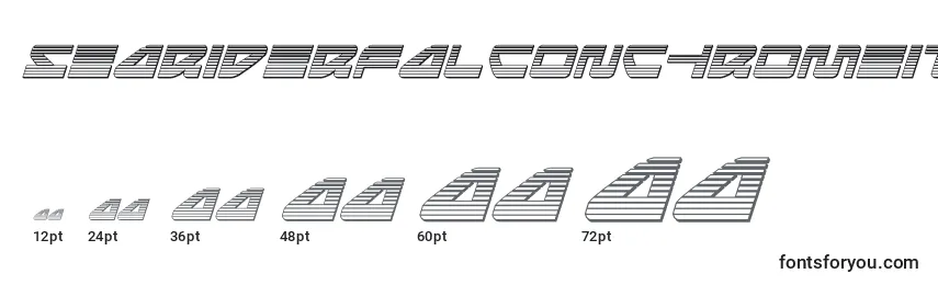 Seariderfalconchromeital (139880) Font Sizes