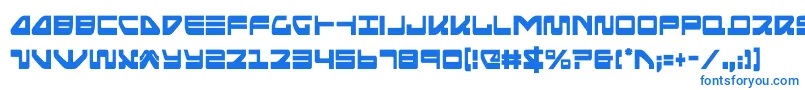 フォントseariderfalconcond – 白い背景に青い文字