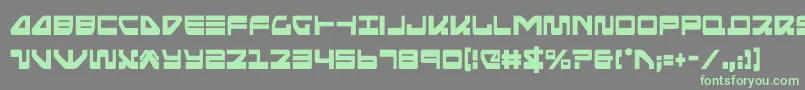 seariderfalconcond Font – Green Fonts on Gray Background
