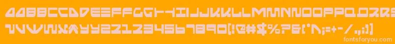 seariderfalconcond Font – Pink Fonts on Orange Background