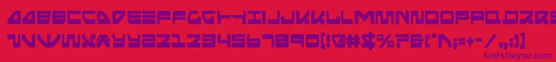 Шрифт seariderfalconcond – фиолетовые шрифты на красном фоне