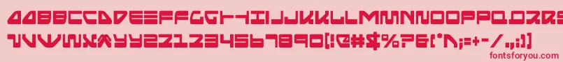 seariderfalconcond Font – Red Fonts on Pink Background