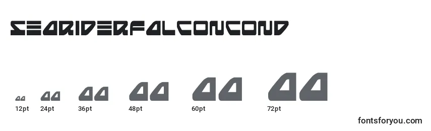 Размеры шрифта Seariderfalconcond (139882)