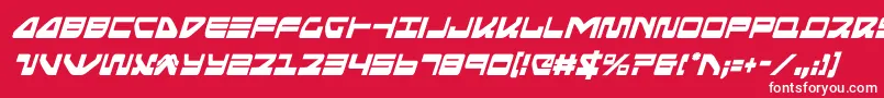 seariderfalconcondital Font – White Fonts on Red Background