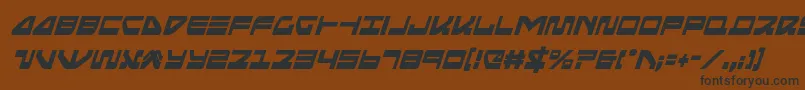 seariderfalconcondital Font – Black Fonts on Brown Background