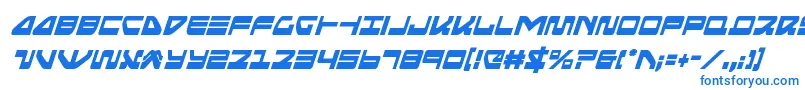 フォントseariderfalconcondital – 白い背景に青い文字