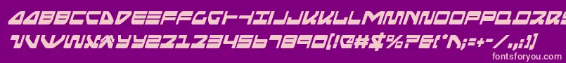 seariderfalconcondital Font – Pink Fonts on Purple Background
