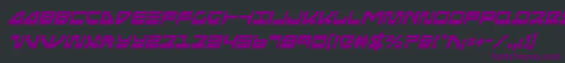 seariderfalconcondital Font – Purple Fonts on Black Background
