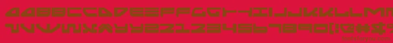 seariderfalconexpand Font – Brown Fonts on Red Background