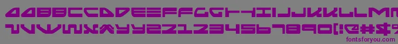 seariderfalconexpand Font – Purple Fonts on Gray Background