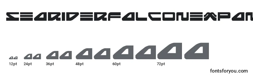 Размеры шрифта Seariderfalconexpand (139888)