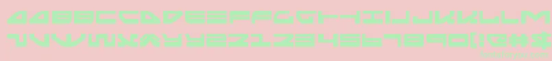 seariderfalconexpand Font – Green Fonts on Pink Background
