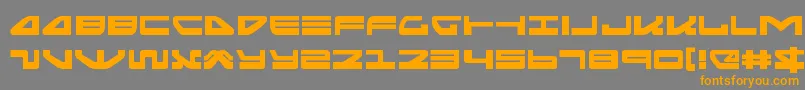 seariderfalconexpand Font – Orange Fonts on Gray Background