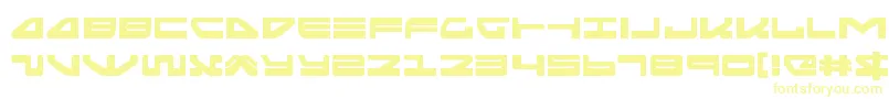 Шрифт seariderfalconexpand – жёлтые шрифты
