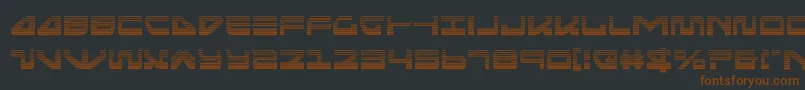 seariderfalcongrad Font – Brown Fonts on Black Background