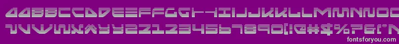 seariderfalcongrad Font – Green Fonts on Purple Background