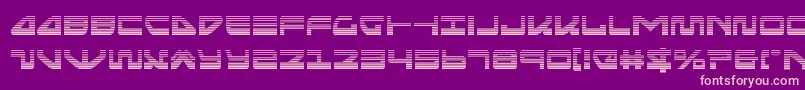 seariderfalcongrad Font – Pink Fonts on Purple Background