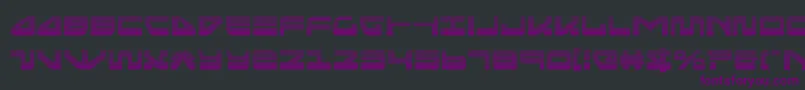 Шрифт seariderfalcongrad – фиолетовые шрифты на чёрном фоне