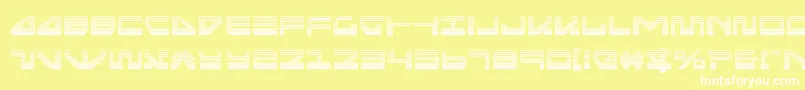 seariderfalcongrad Font – White Fonts on Yellow Background