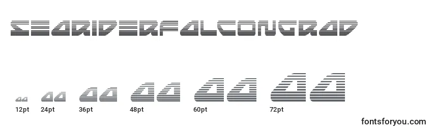 Размеры шрифта Seariderfalcongrad (139893)