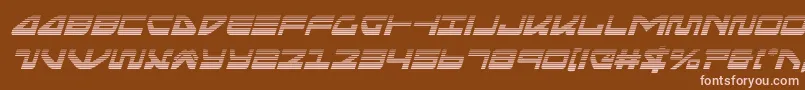 seariderfalcongradital Font – Pink Fonts on Brown Background