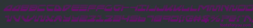seariderfalcongradital Font – Purple Fonts on Black Background