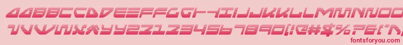seariderfalcongradital-Schriftart – Rote Schriften auf rosa Hintergrund