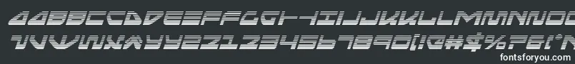 seariderfalcongradital Font – White Fonts on Black Background