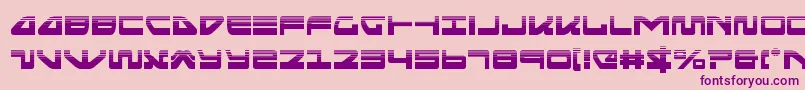 seariderfalconhalf Font – Purple Fonts on Pink Background